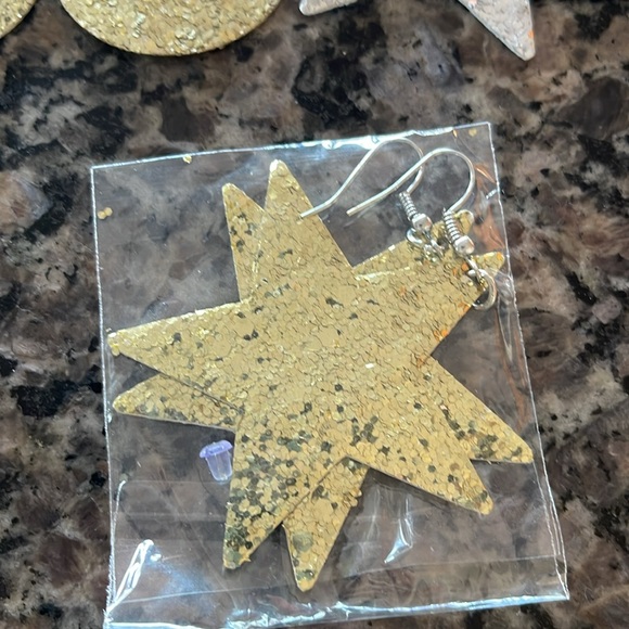 Lot of 3 Glitter Earrings 🌺 - Picture 4 of 5